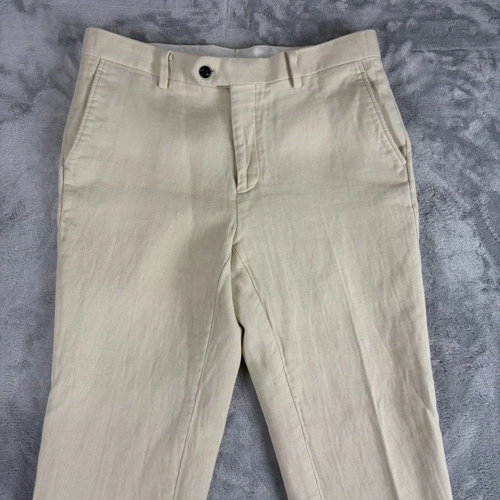 Spier & Mackay Mens 32x28 Slim Normal Trousers Cotton Cashmere Blend